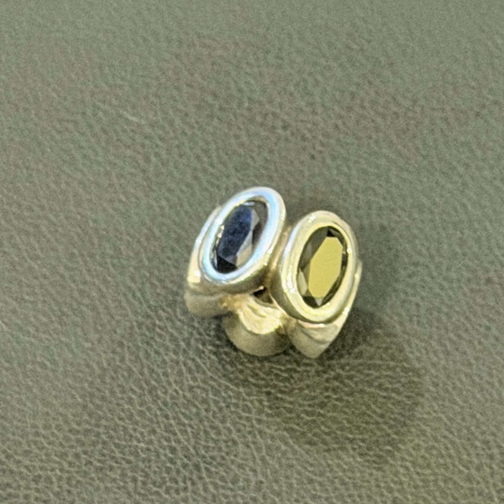 Pandora Silver and Onyx Charm